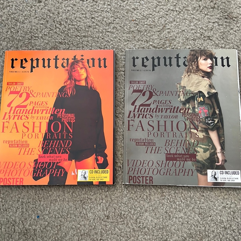 Taylor Swift Reputation Magazine Volume 1 & 2